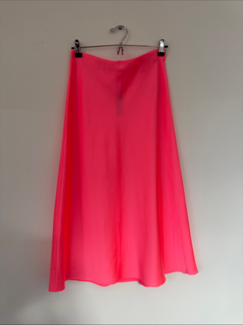 J. Crew Neon Pink Maxi A-Line Skirt